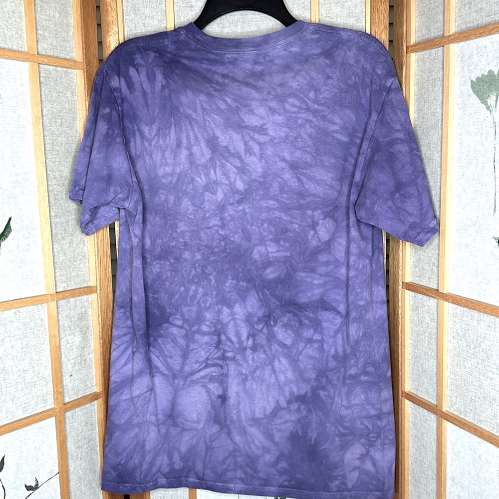 2016 The Mountain Artic Wolf Pack Lavender Tie-Dye Tee Shirt Medium Collin Bogle - Picture 5 of 5